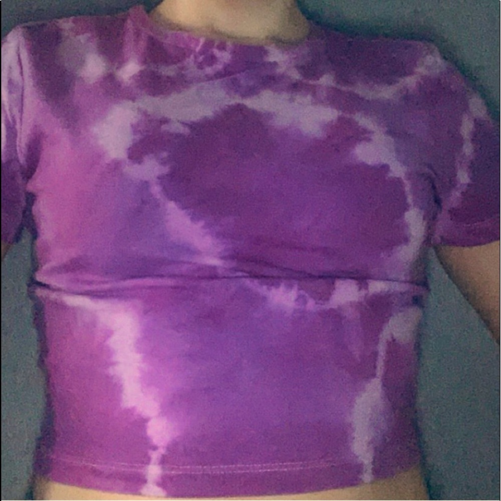 Tie dye crop top